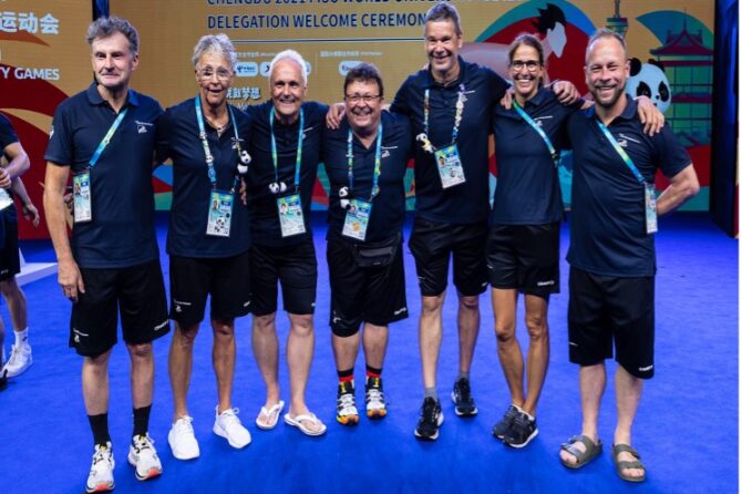 Dr. Andreas Krank bei den World University Games 2023